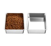 UPSKY 2Pcak Stainless Steel Dog Bowl