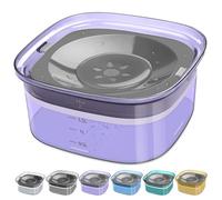 UPSKY 70oz Dog Water Bowl 2L No Spill Dog Bowl Large Capacity Spill Proof Slow Water Feeder, No Splash Dog Bowl Pet Water Dispenser Vehicle Carried Travel Slow Drinking Bowl for Messy Drinkers, Cats