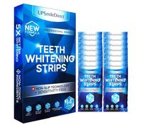UPSmileDirect Professional Teeth Whitening Strips 7 Treatments - Peroxide Free - Non Sensitive Teeth Whitening - Pack of 14 Strips (14 Count)