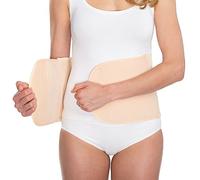 UpSpring Baby Shrinkx Belly Postpartum Belly Wrap - Postnatal Belly Band to Slim and Support After Baby S/M Nude