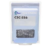 UpStart Components 6-Pack 16" Semi Chisel Saw Chain for Oregon 91PX056G Chainsaws - (16 inch, 3/8" Low Profile Pitch, 0.050" Gauge, 56 Drive Links, CSC-S56)