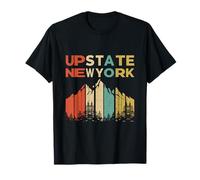 Upstate New York Outdoor Vintage Mountain Hiking Camping T-Shirt