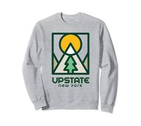 Upstate New York Retro Mountain Trees Buffalo NY Sweatshirt