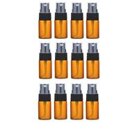 Upstore 12Pcs 10ml/0.34oz Glass Spray Bottles Empty Refillable Fine Mist Spray Bottle Dispenser with Cap Essential Oil Liquid Containers Jar for Perfume
