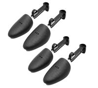 Upstore 2 Pairs Plastic Adjustable Length Men Shoe Tree Shoe Stretcher Boot Holder Organizers Boot Holder Support Practical Shoes Shape Keeper with Tension Spring Coil for Most Shoes