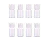 Upstore 24 Pcs 5ml Clear Plastic Empty Bottles Refillable Travel Containers with Flip Cap for Shampoo, Body Wash, Lotion, Cream, Toner, Essential Oil