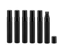Upstore 6 Pcs 10ml 0.3oz Black Glass Spray Bottles Refillable Perfume Container Vials Travel Fine Mist Spray Bottle for Fragrance Cosmetic Makeup Use