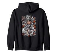 Upstream Spirit Koi Dragon No Current Can Stop Me Zip Hoodie