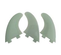 UPSURF FCS M-5 Natural Glass Flex Tri Fin Set Nylon Fin with Fin Key and Screws
