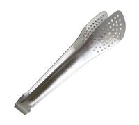 UPTALY 1 pcs SUS304 Stainless Steel BBQ Tong (24 cm/ 9 inch), No Welding, Minimalist Style, with Long Handle, Serving Tong for Cooking, Grilling, Buffet