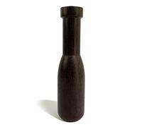 UPTALY 1 pcs Wooden Pestle (6.7'' x 1.7''), Natural Brown Black, Africa Millettia Laurentii Wood, No Splicing, Solid Wood Tamper, Replaceable Pestle, Spare Manual Grinding Stick, Long Kitchen Pestle