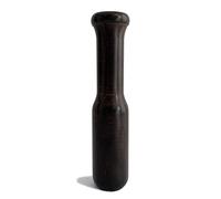 UPTALY 1 pcs Wooden Pestle (7'' x 1.5''), Natural Brown Black Color, Africa Ebony Blackwood, No Splicing, Solid Wood Tamper, Replaceable Pestle, Spare Manual Grinding Stick, Long Kitchen Pestle