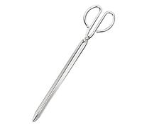 UPTALY 19 inch Extra Long Scissor Tong, Stainless Steel Garbage Clips with Long Handle, Large Sized Rubbish Picker, Thicken Firewood Clamp, Extended Charcoal Pick Up Tools