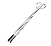 UPTALY 24 inch Extra Long Scissor Tong, Stainless Steel Garbage Clips with Long Handle, Large Sized Rubbish Picker, Thicken Firewood Clamp, Extended Charcoal Pick Up Tools