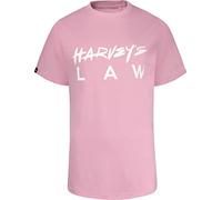 Uptheir Lily Women's T-Shirt in Purple with Harvey's Law Logo Print - Plus Size Cotton Tee - Classic Round Neck Design - Comfortable Fit Casual Top - L
