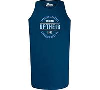 Uptheir Mens Jack Circular Logo Print Vest - Blue - 1XLT