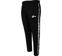 Uptheir Men's Thor Side Tapping Joggers - Black (UK, Alpha, L, Regular, Regular)
