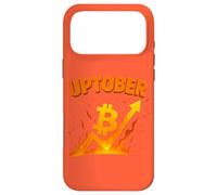 Uptober Bitcoin Crypto Rising Chart Positive Fly To The Moon Case for iPhone 17 Pro Max