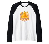 Uptober Bitcoin Cute Crypto Heart Playful Fly to The Moon Raglan Baseball Tee
