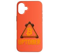 Uptober Bullish Bitcoin Crypto Altcoin Fly To The Moon Case for iPhone 16 Plus