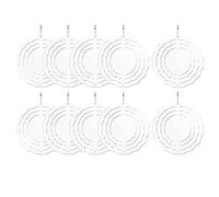 UPTON 10Pcs 3 Inch Sublimation Wind Spinner Blanks 3D Wind Spinners Hanging Wind Spinners for Indoor Outdoor Garden Decoration