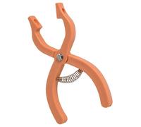 UPTTHOW Safety Eyes Jig Pliers Auxiliary Tool for Attaching Doll Eyes and Noses for Amigurumi and Crochet, DIY Craft Install Accessories Supplies for Stuffed Animals, Orange