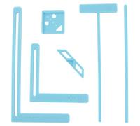 UPTTHOW Set of 6 Easy-to-Link Scrapbooking Tools, Perfect for Beginners, Stencils and Cutting Guides, Can Be Transformed into Notepads, Calendars, Journals, Manuals