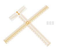 UPTTHOW T-Shirt Alignment Ruler Guide Tool Set with Acrylic to Center Designs for Easy Make Sewing Adult Kids Children Little Boys Tee Clothing, Transparent