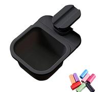 UpTuoLi Rotatable Clip-on Mini Garbage Can with Trash Bag - Clipped Under Dinner Desk or Table Counter, Small Waste Basket Tiny Trash Bin