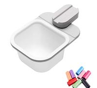 UpTuoLi Rotatable Clip-on Mini Garbage Can with Trash Bag - Clipped Under Dinner Desk or Table Counter, Small Waste Basket Tiny Trash Bin