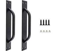 UptVin Sliding Door Handles, Heavy Duty Stainless Steel Handl-ES,Handles and Pulls - Cabinet, Fire, Surface Mounted Door Handl with Screws for Kitchen, Bedroom, Bathroom