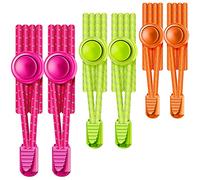 UpUGo 3 Pack No Tie Shoelaces, Elastic Shoe Laces, One Size Fits for Adults, Kids