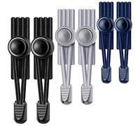 UpUGo 3 Pack No Tie Shoelaces, Elastic Shoe Laces, One Size Fits for Adults, Kids