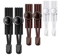 UpUGo 3 Pack No Tie Shoelaces, Elastic Shoe Laces, One Size Fits for Adults, Kids