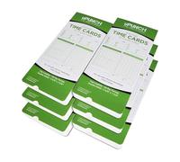 uPunch 300 Time Cards for Green HN3000 AutoAlign Time Clocks (HNTCG1300)