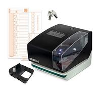 uPunch CR1000 Digital Time Clock and Date Stamp for Small Business: Complete Employee Time Tracking System with 50 Time Cards, Ribbon and Keys