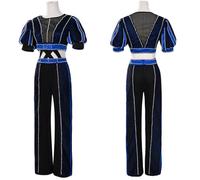 UPUPCOS The Musical Catherine Parr Cosplay Costume Six Musical Theater Green Dress Suit Halloween Party