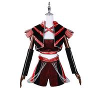 UPUPCOS The Musical Cleaves Cosplay Costume Six Musical Theater Red Dress Suit Halloween Party