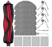 UPUPDAY Spare Parts Accessories for Roborock Q7 M5/Q7 M5+, Q7 L5/Q7 L5+ Vacuum Cleaner, 1 Main Brush, 4 HEPA Filter, 6 Mops, 4 Side Brush