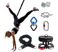 Upupto Modern Polyester Bungee Dance Resistance Band, Load 110kg, Suitable for Weight 180-240 pounds, Fitness Aerial Yoga Cord Equipment for Home Gym Yoga