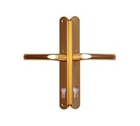 Upvc Door Handle 240mm Screw Centres with Springs - Gold