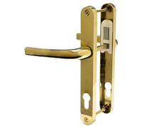 UPVC Door Handle Avocet Pioneer Sprung 92mm PZ Double Glazing Pair Set Patio PVC Gold 215mm