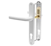 UPVC Door Handle Avocet Pioneer Sprung 92mm PZ Double Glazing Pair Set Patio PVC White 215mm