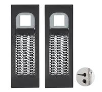 UPVC Door Handle Springs Cassette Loaded Mechanism, Prevent Sagging Handles, 2Pcs Replacement Door Spring Compatible with Hoppe & Most uPVC Door Handles Durable Steel Build (Black)