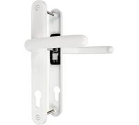 uPVC Door Handles Set Lever/Lever White 92pz - 210mm Screw to Screw - Back Plate 240mm