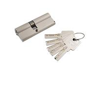 Upvc Door Locks, Barrel Locks with Keys Various Sizes of Door Lock Cylinder Cores 5keys Height 32MM Internal and External Double Unlocking Security Door Interior Door(Length 100mm)