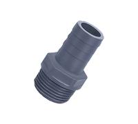 UPVC External Thread Hose Connector Quick Connector Hard Tube Plastic Pagoda Joint Fitting Adapter for Aquariums, Water Tanks, Tubs, Pools(G1”x30mm)