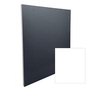 uPVC Flat Door Infill Panel (900mm x 1050mm) - Anthracite Grey/White, 28mm