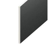 Upvc Flat Plastic Board Anthracite Grey - 100mm Wide x 1 Metre Long