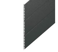 uPVC Hollow Soffit Cladding Panels - Anthracite Grey Plastic Soffit Board - 2.5 Metre (8ft) Length x 300mm (1ft) Wide